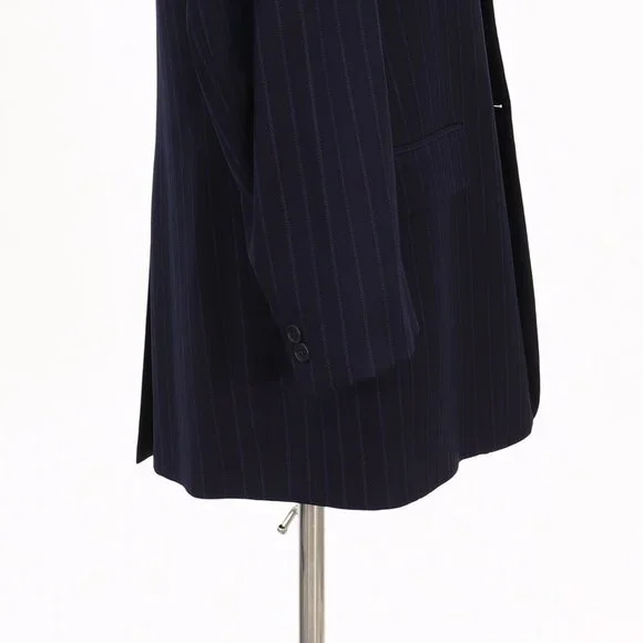 Ted Baker 40R Navy Striped 2-Button Sport Coat Blazer Jacket V019